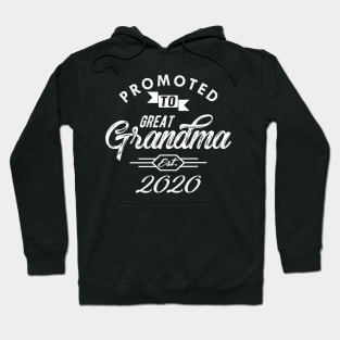 Promoted to great grandma est. 2020 Hoodie